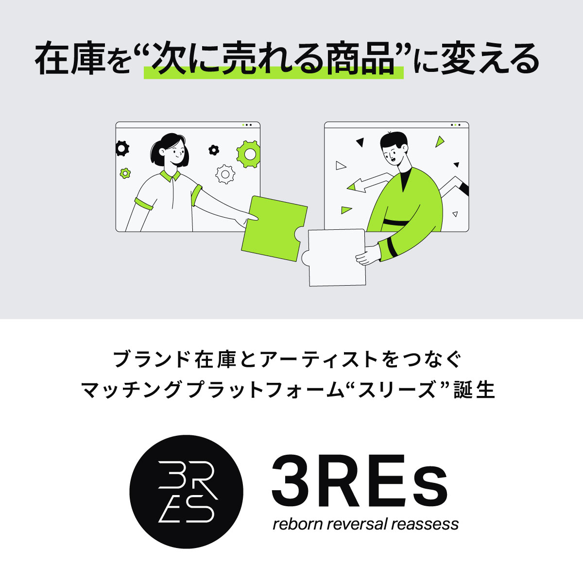 ワッペンロゴパーカー｜ブランド名ビー・キューブ×アーティストb3個人